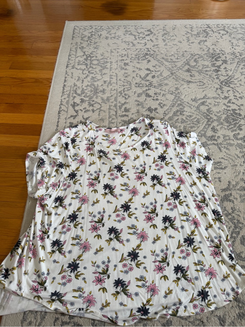Women’s White Floral Philosophy Shirt